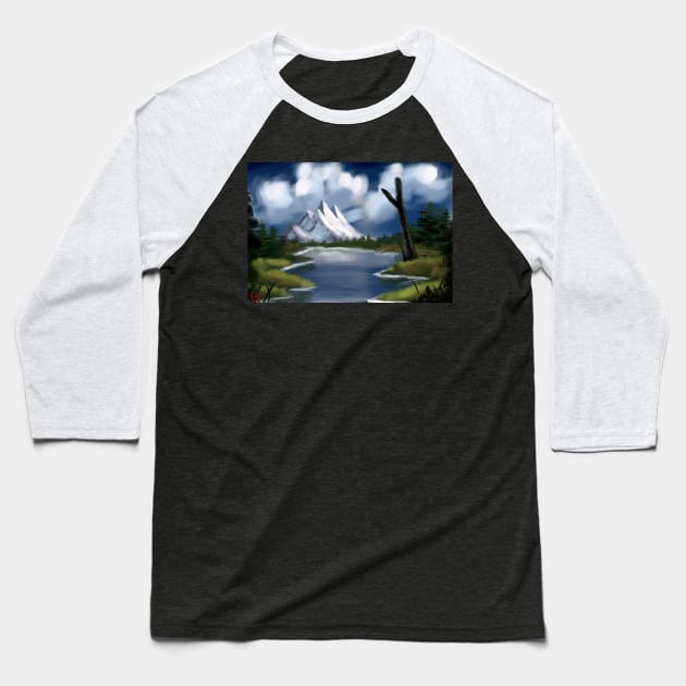 Happy Moutain Baseball T-Shirt by An_dre 2B